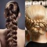 Колосок на короткие волосы (39 фото): способы создания модных причесок Прическа с колоском длинные волосы